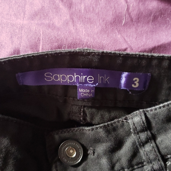 ! Black jeans with side sequin stripes - Picture 3 of 5